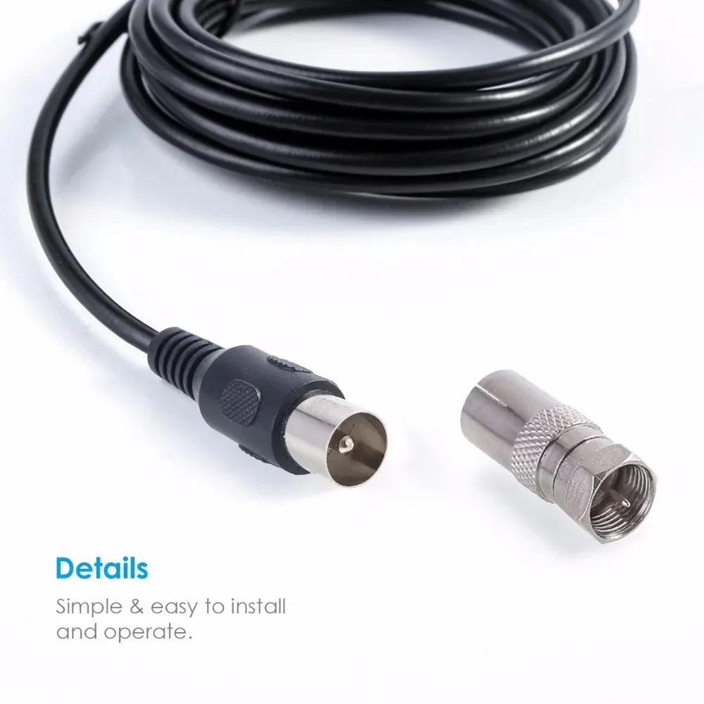 Indoor & Outdoor HD Digital TV Antenna – 50 Mile 1080p HDTV