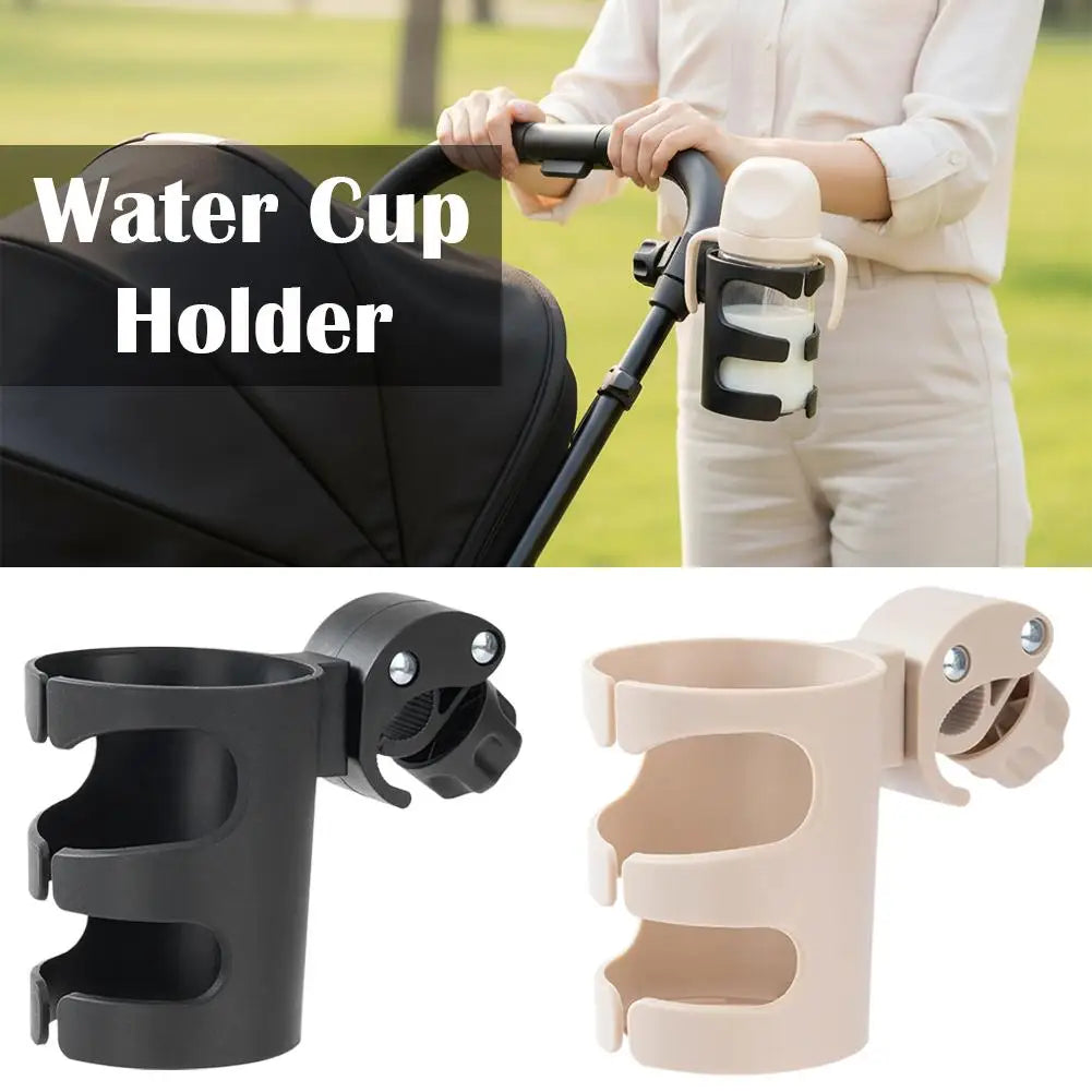 Adjustable Clamp‑on Cup Holder Universal Bike Stroller Water Bottle Holder Durable Plastic Drink Holder for Baby Stroller Bicycl Peaceful Pleasures Health and Wellness