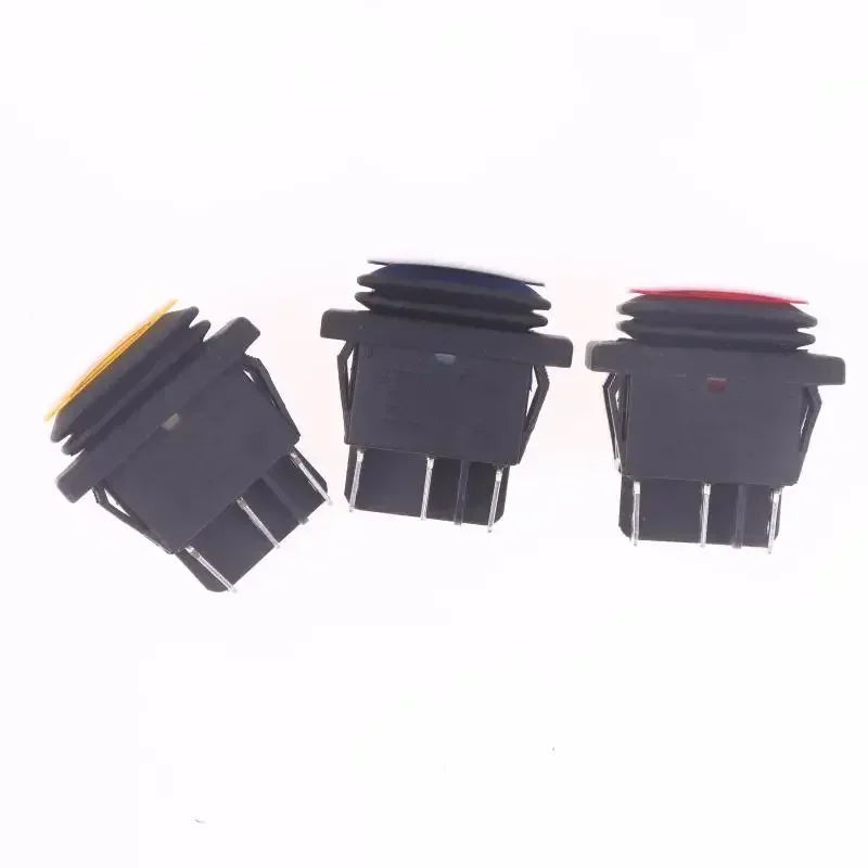KCD4 Rocker Switch ON-OFF-ON 6-Pin 16A 250VAC Illuminated 30x22mm