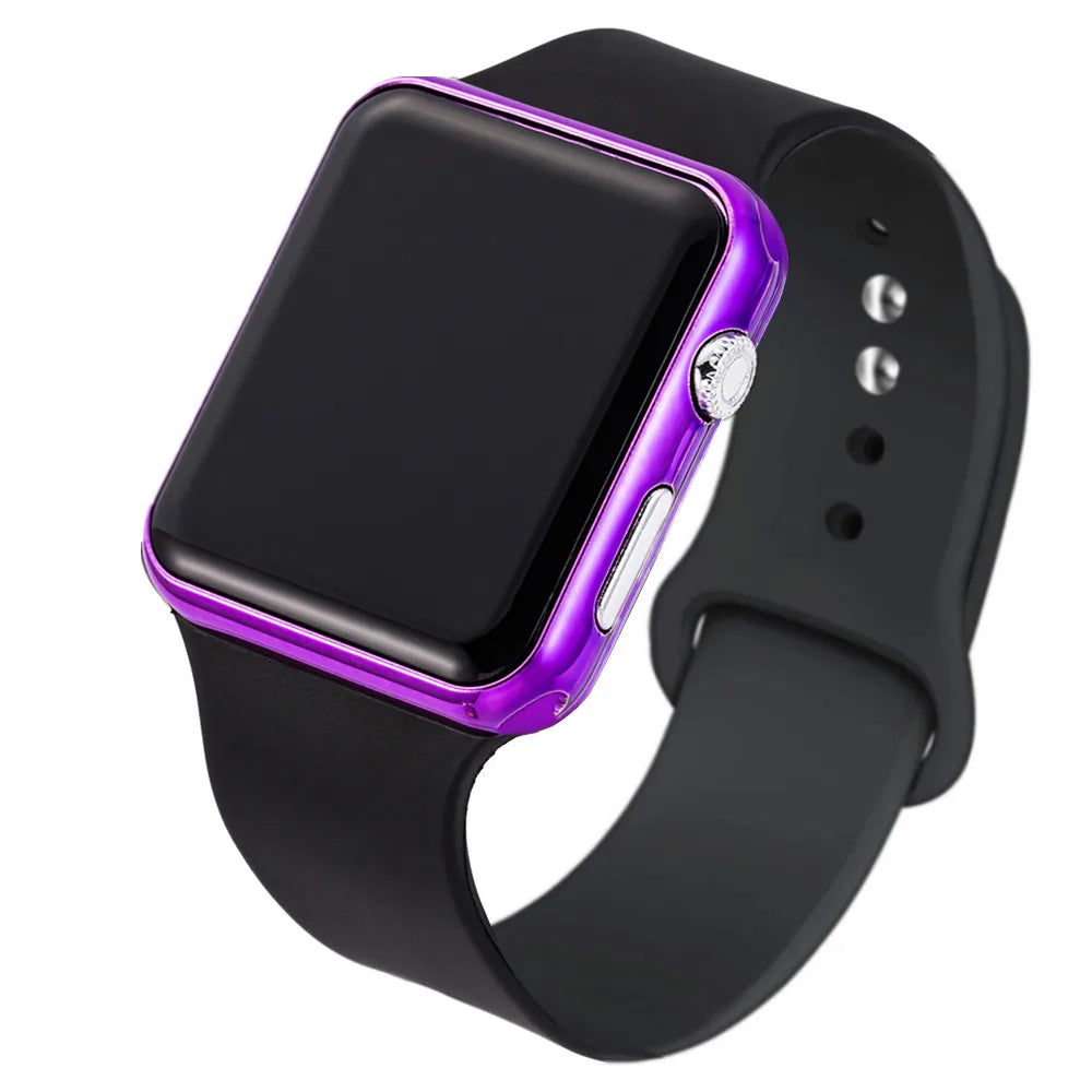 TINUORA Square LED Digital Watch – Unisex Casual Sports Wristwatch