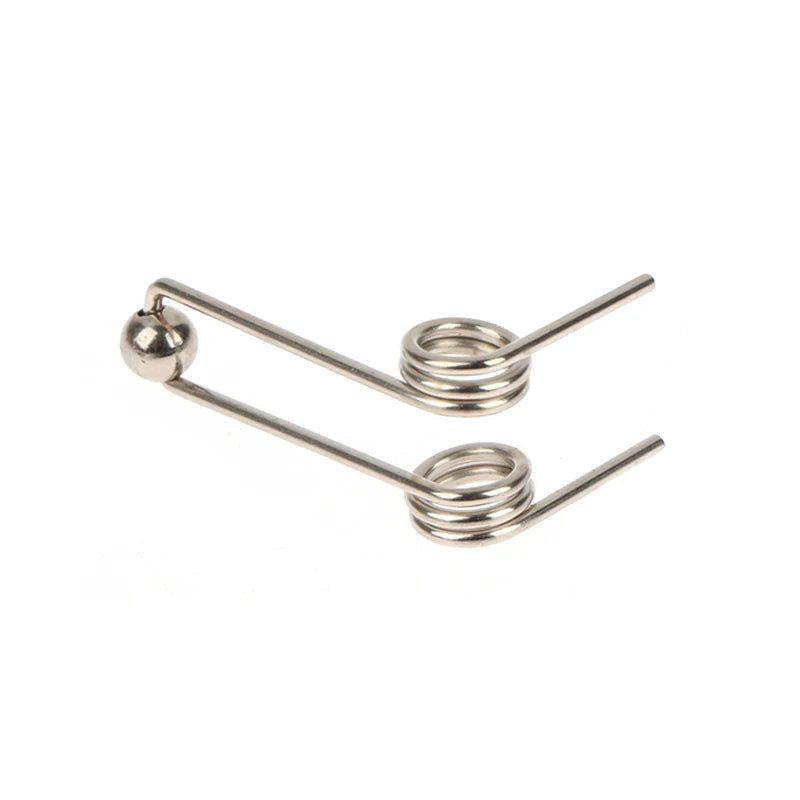2Pcs Wire Diameter 1.2mm Curling Iron Replacement Double Return Torsion Spring Hair Curling Rod Accessories Peaceful Pleasures Health and Wellness