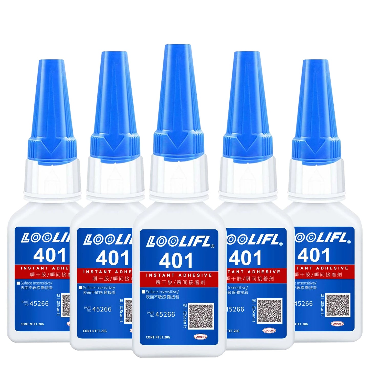 SuperGlue Super Strong Adhesive, Suitable for Instant Transparent Adhesive of Plastics, Metals, Wood, Crafts, Glass and Ceramics Peaceful Pleasures Health and Wellness 20ml-401-5pcs-hz