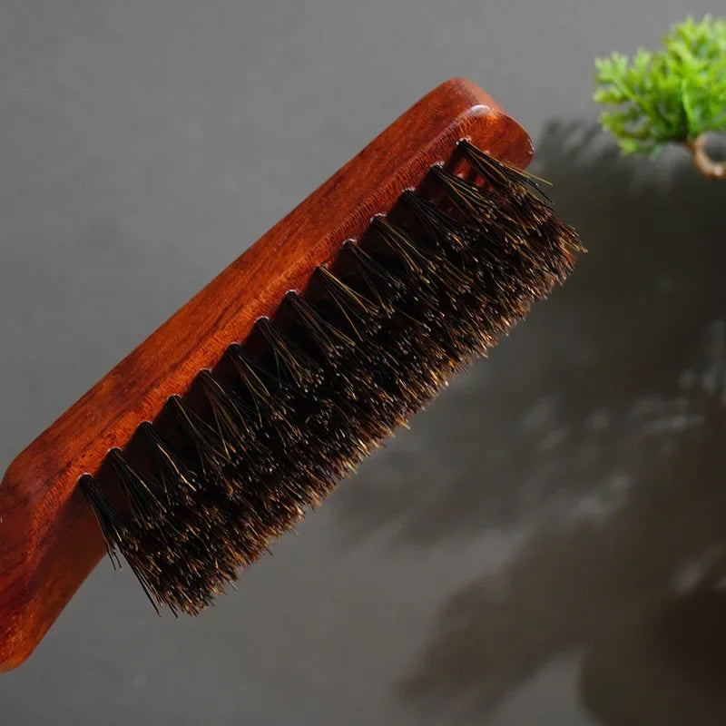 Boar Bristle Detangling Hair Brush – Curl Defining Comb