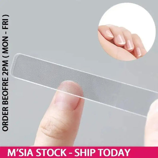 Nano Glass Nail File – Buffing, Sanding & Polishing (1/2/3 Pcs) Glass Nail File Oasis Select