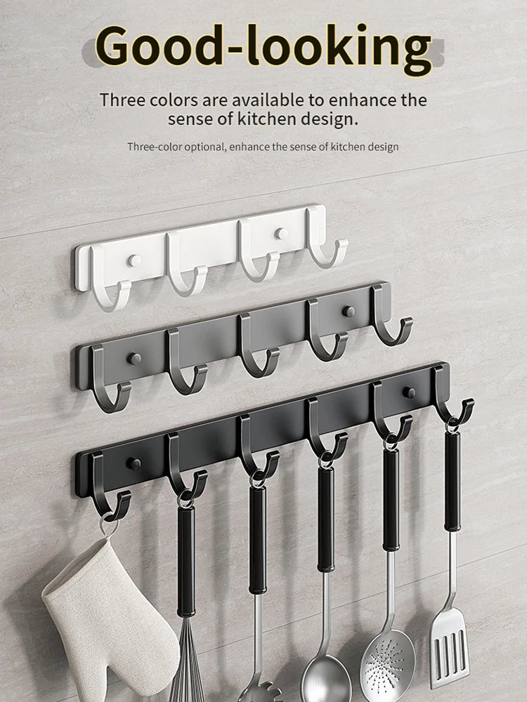 No-Drill Coat & Robe Hook | Aluminum Wall Hanger Organizer