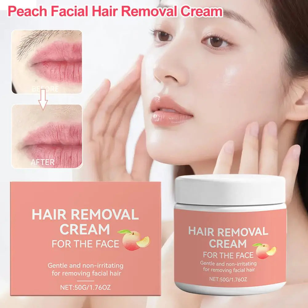 Facial Hair Removal Cream – Aloe Vera, Face & Lip, 50g