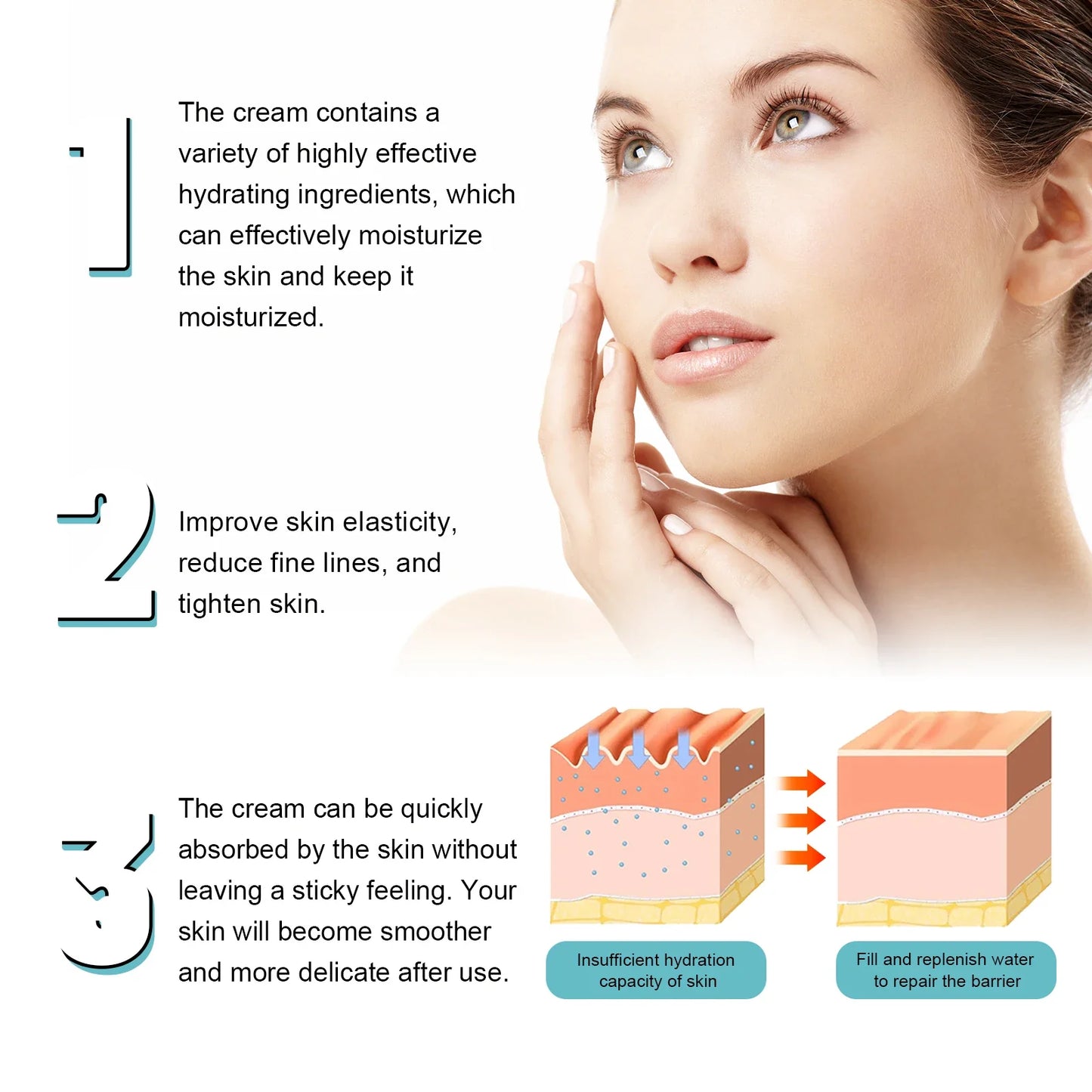 Hoygi Collagen Glutathione Retinol Face Cream 50g – Anti-Aging