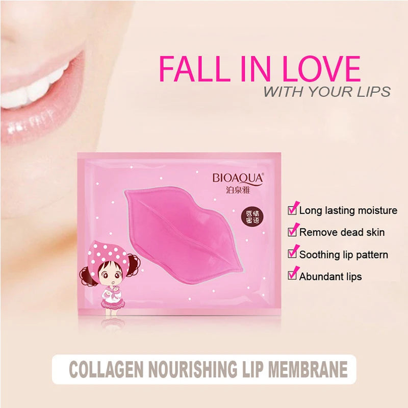 BIOAQUA Crystal Collagen Lip Mask 15pcs – Hydrating Plumper