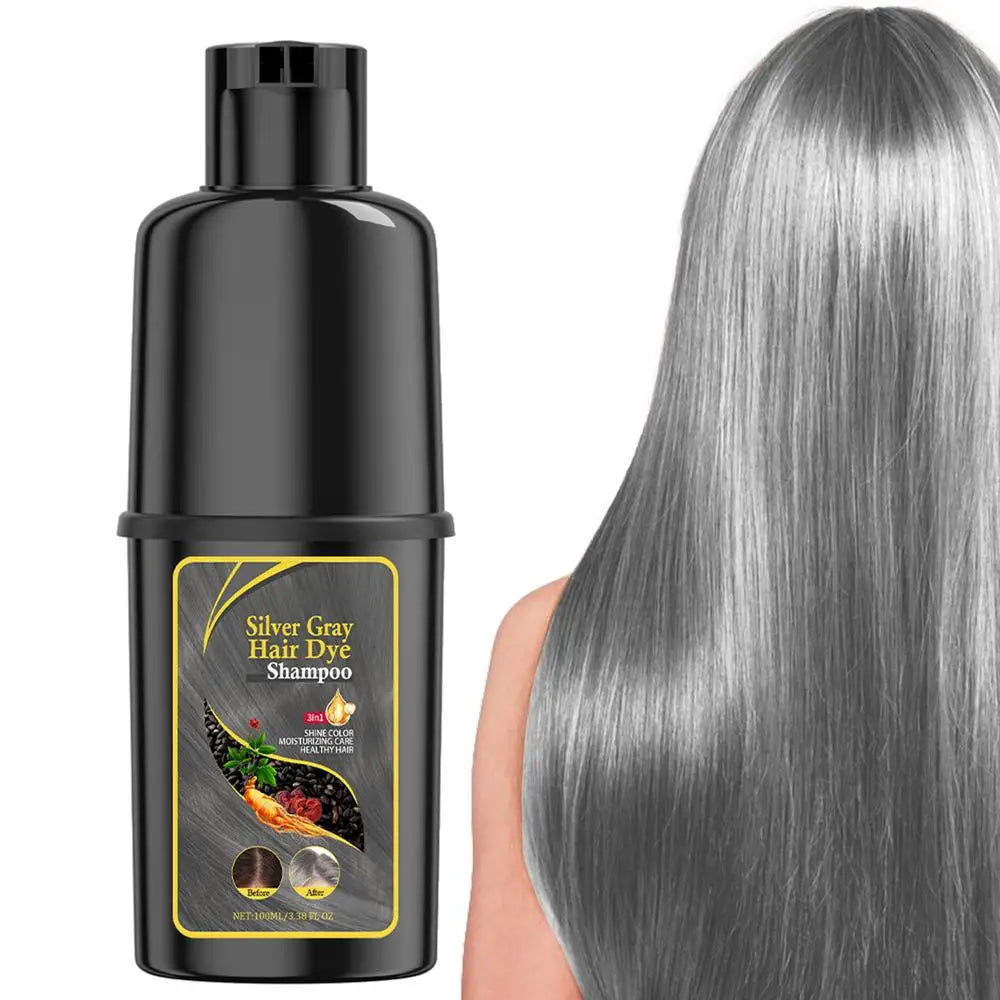 Natural Hair Dye Shampoo – Gray Coverage, All Hair Types