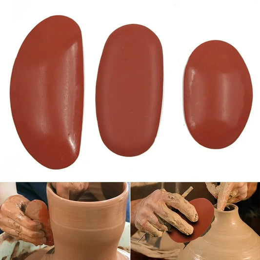 3 Pieces/set Rubber Scrapers Ceramics & Pottery Pottery Tools Clay Strips Very Soft Clay Strip Tool Arts Crafts Sewing Home Peaceful Pleasures Health and Wellness