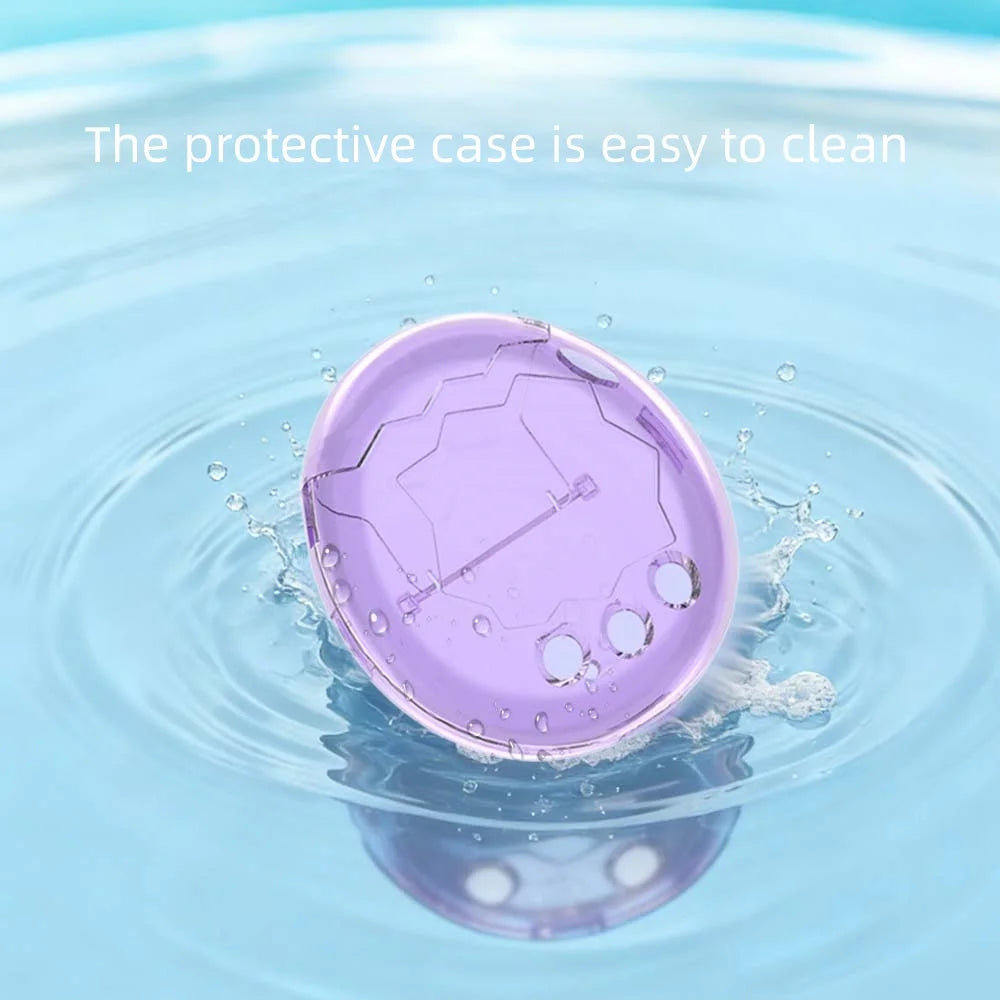 One-Piece Shell Design Protective Case For Tamagotchi Paradise Transparent Design With A Sleek And Elegant Appearance Peaceful Pleasures Health and Wellness