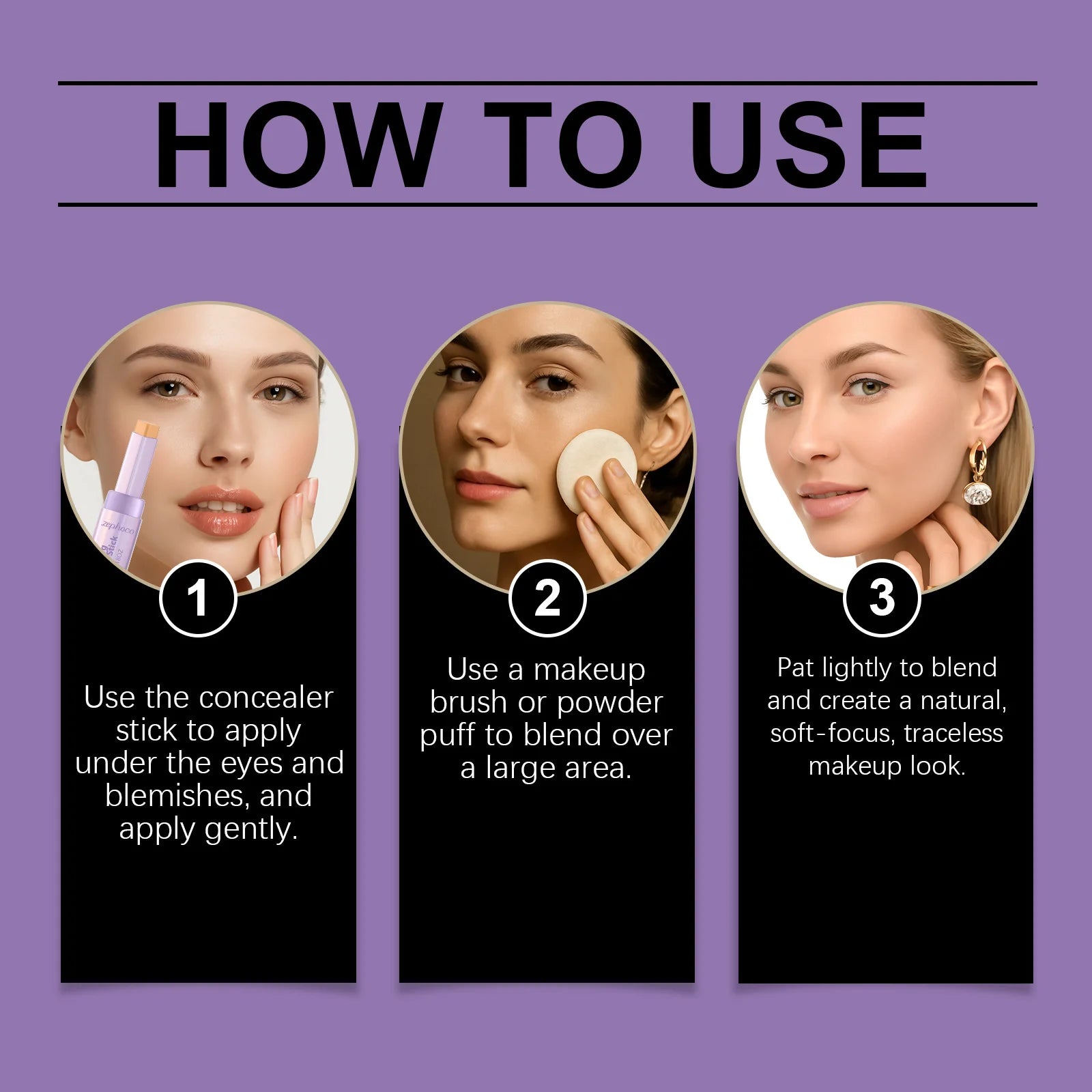 Foundation Contour Makeup Stick Contour Shaping Cover Blemishes Matte Finish Smooth Texture Brightening Moisturizing Makeup Tool Peaceful Pleasures Health and Wellness