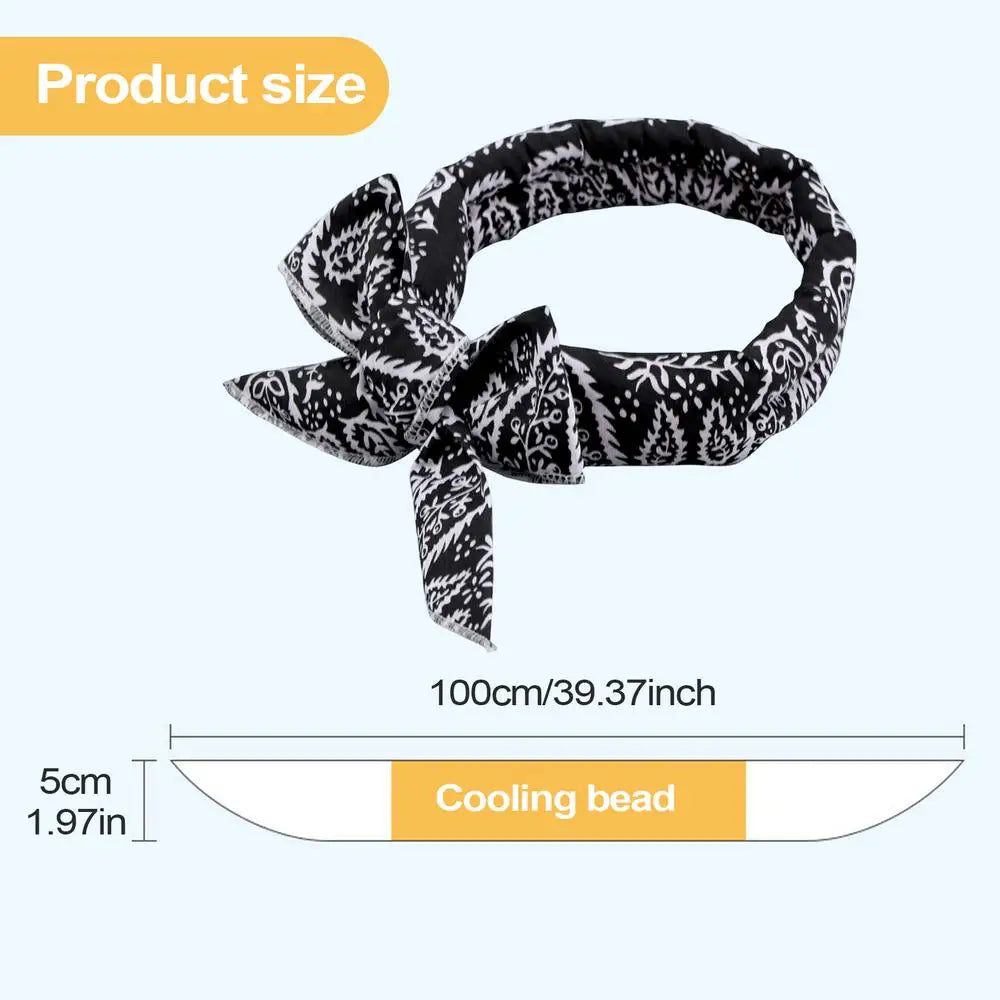 Pet Cooling Bandana Scarf – Ice Collar for Dogs & Cats