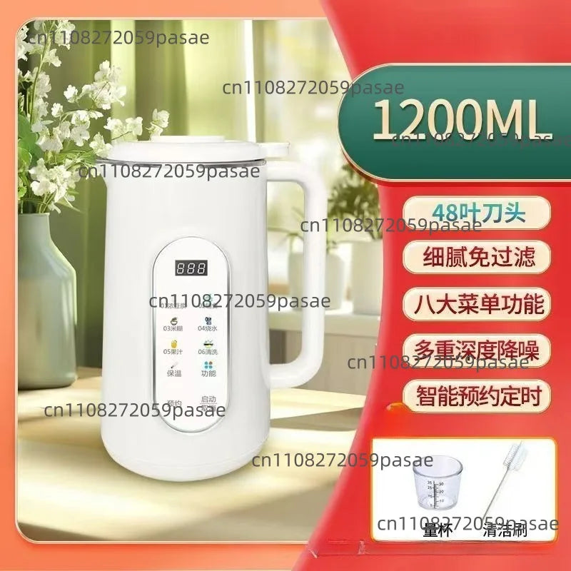 Multifunctional Soy Milk Maker – 1.3L Auto Heat & Self-Clean