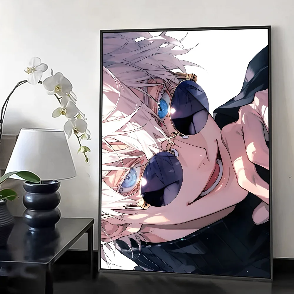 Satoru Gojo Canvas Wall Art | Jujutsu Kaisen Anime Poster