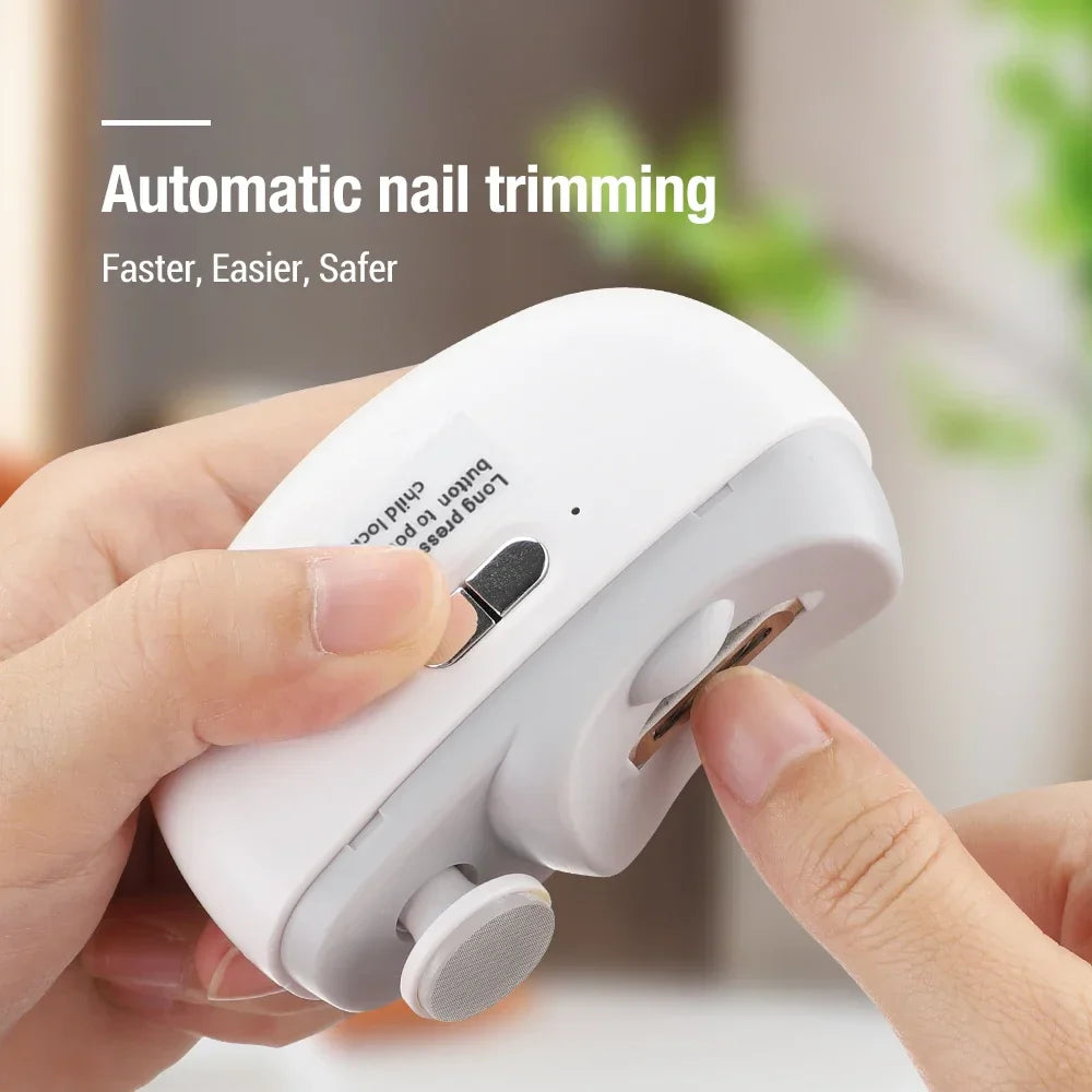 AFDEAL Electric Nail Trimmer – 2-Speed Baby & Adult Grinder