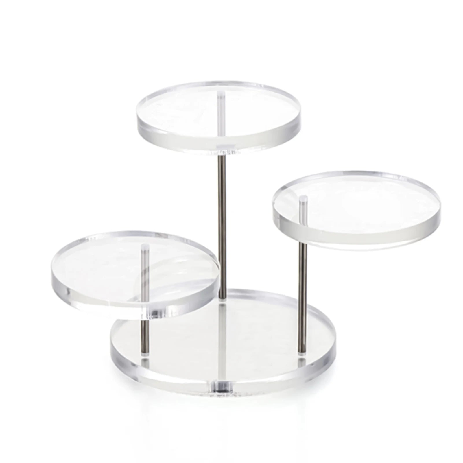 Multi-Layer Cupcake Stands Round Pastry Cake Rack Holder Tray for Baby Shower Wedding Birthday Decoration Cake Stand gass Peaceful Pleasures Health and Wellness