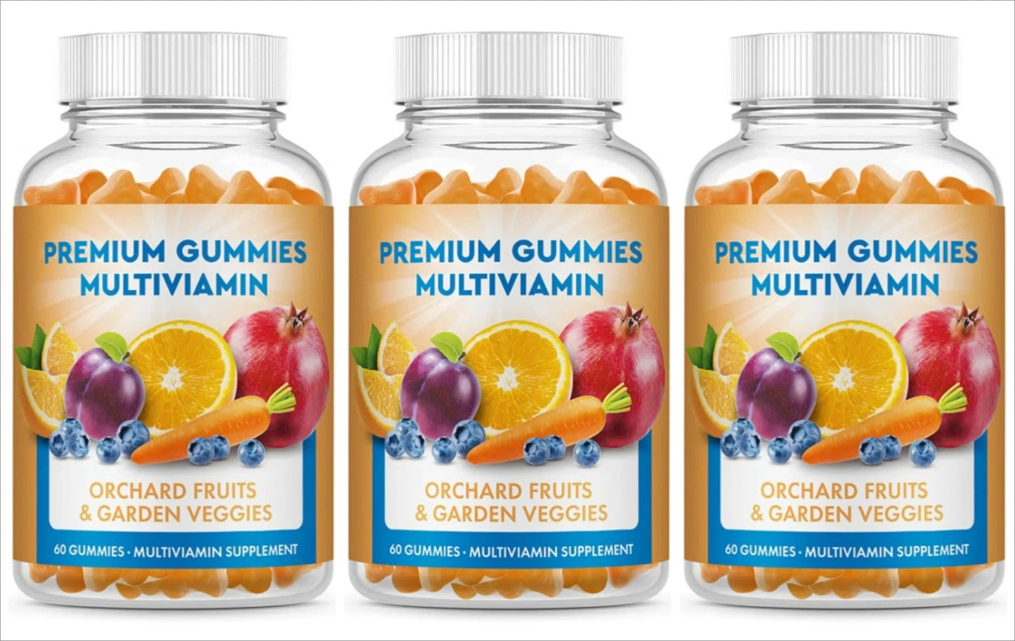Daily Multivitamin Gummies 60ct | Fruits & Veggies Blend