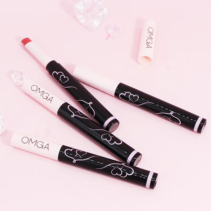 OMGA Vitality Girl Solid Lip Gloss Set – 4 Vibrant Colors