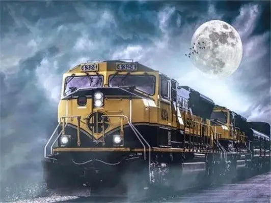 Paint By Number Canvas Painting Kits Landscape DIY Unframe Coloring By Numbers Train Acrylic Paint Kits Unique Gift Peaceful Pleasures Health and Wellness 13 40x50cm Unframed