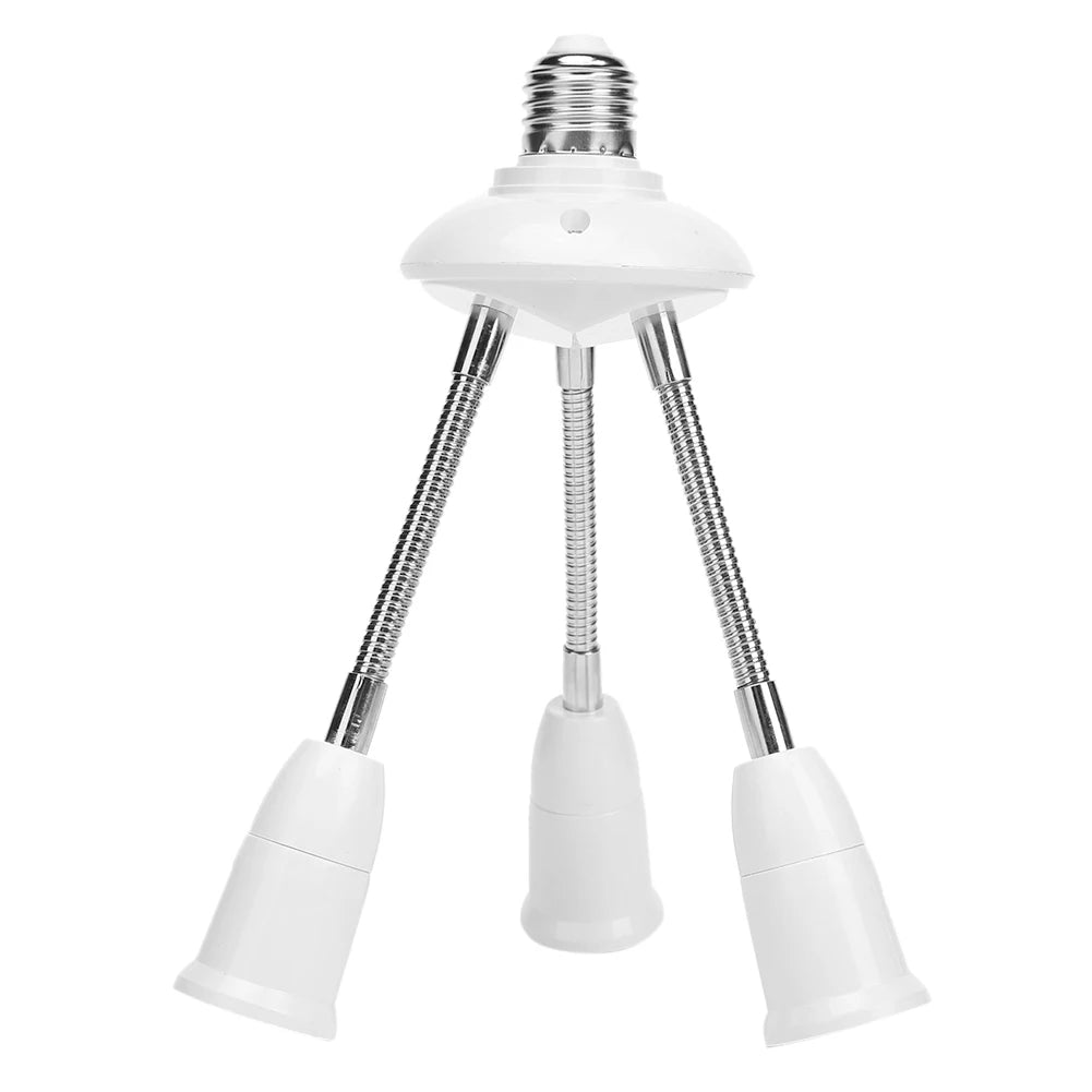 Multi Lamp Holder Adjustable E27 Adapter Converter for LED Light Bulb Socket Peaceful Pleasures Health and Wellness