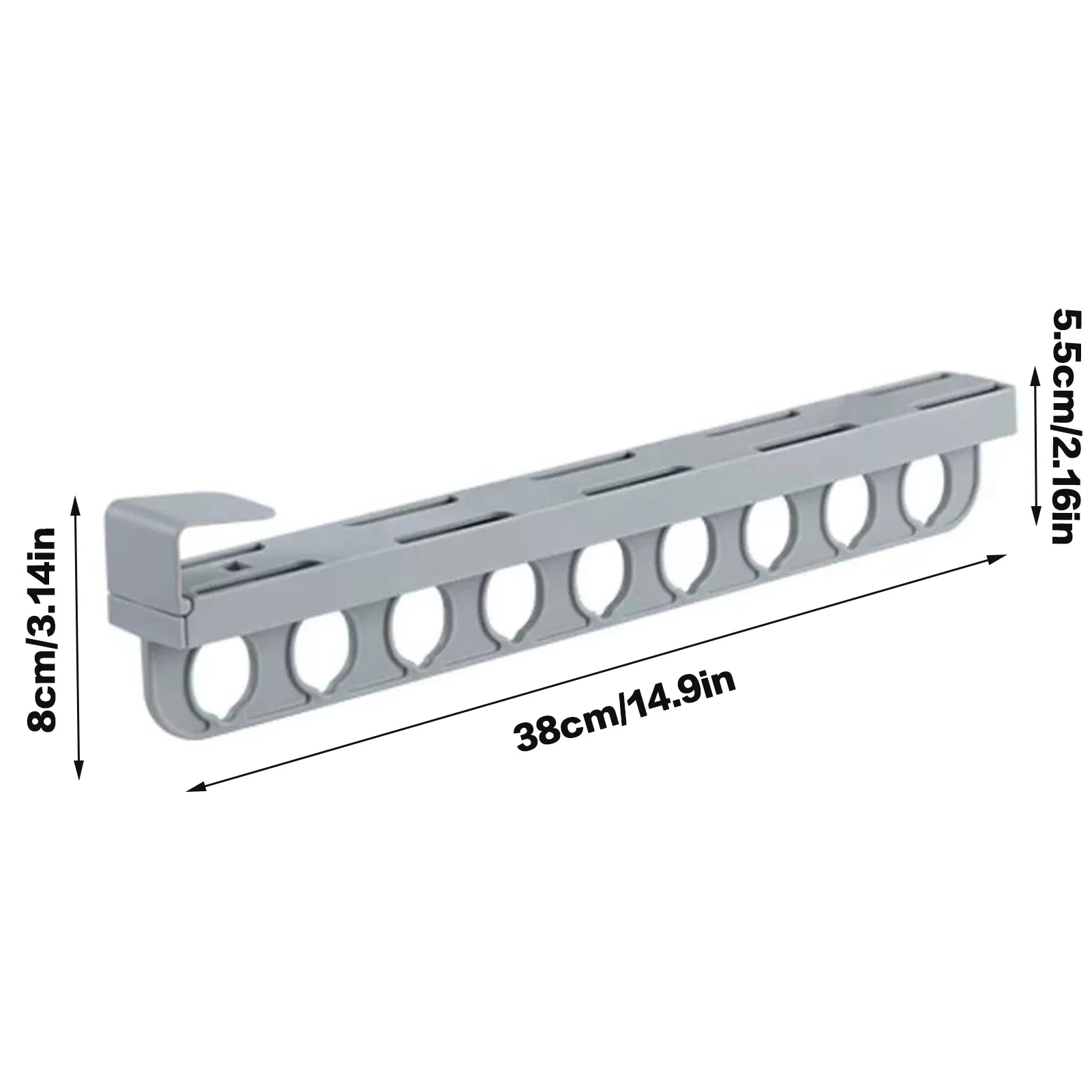 Retractable Closet Pull Out Rod Heavy Duty Closet Valet Rod Suitable for Wardrobes and Storage Areas Peaceful Pleasures Health and Wellness