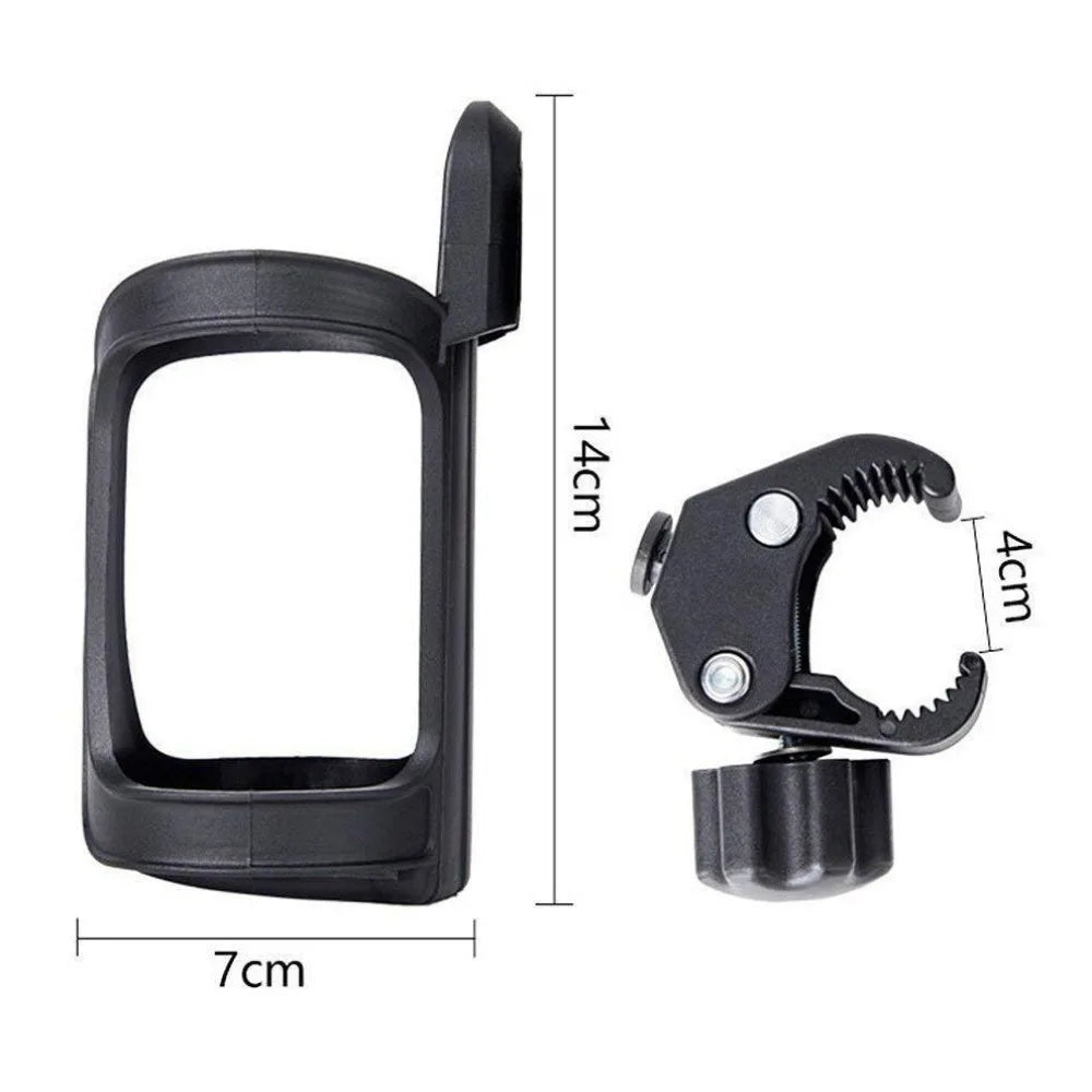 Anti-slip 360 Degree Rotation Motorcycle Baby Stroller Bicycle Bottle Holder Water Cup Bracket Bike Bottle Rack Cycle Cup Cage Peaceful Pleasures Health and Wellness