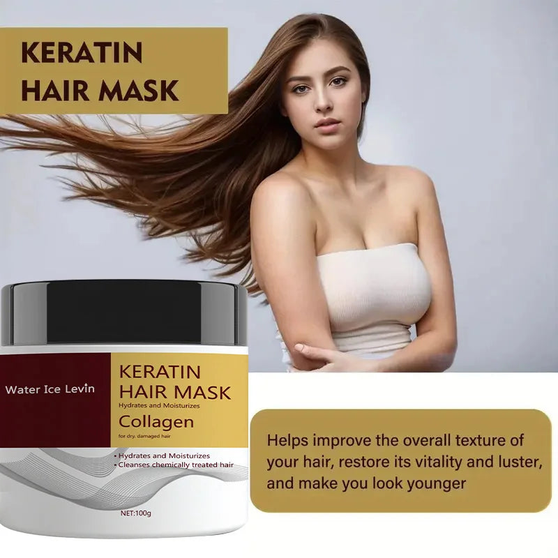 Collagen Keratin Hair Mask with Coconut Oil | Deep Moisture