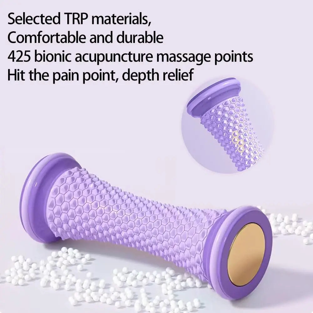 Foot Massager Tool for Plantar Fasciitis Relief - Acupressure & Deep Tissue Therapy for Neuropathy Pain, Portable Peaceful Pleasures Health and Wellness