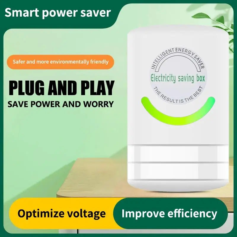 Home Office Energy Saving US Plug Stable Voltage Electricity Save Box Electricity Energy Saver Pro Power Save For Office Kitchen Peaceful Pleasures Health and Wellness