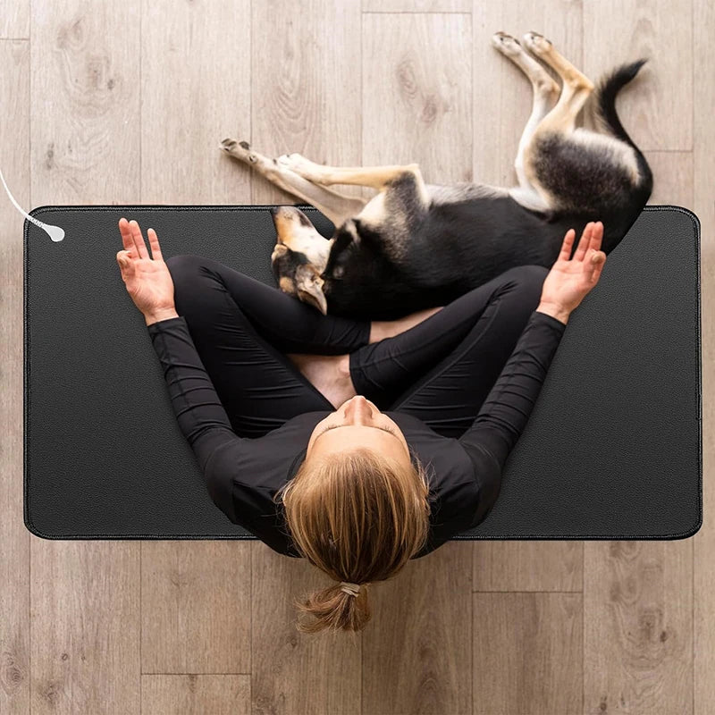 VamsLuna Leather Grounding Mat – Earthing Pad for Sleep & Wellness