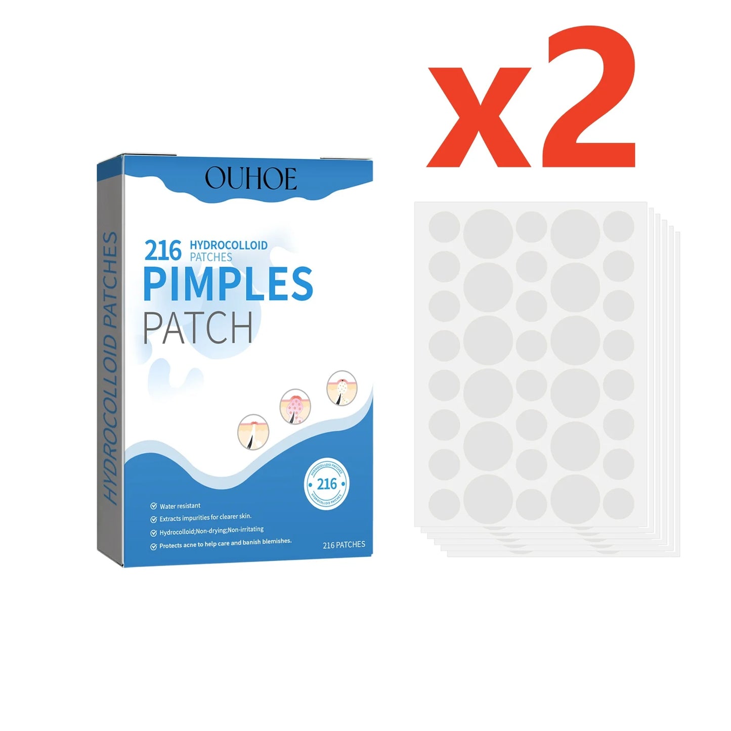 Invisible Acne Patches – Blemish Spot Stickers 240pc