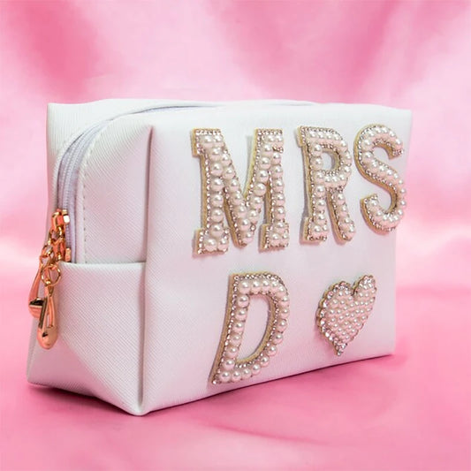Custom Initial Mrs Pearl Jewelry Box | Bridal Wedding Gift Personalized Jewelry Box Peaceful Pleasures Health and Wellness MRS J