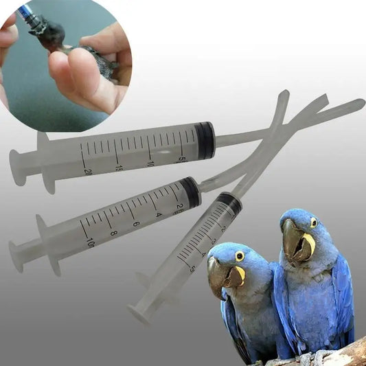 Nestlings Baby Birds Universal Feeding Syringe Budgie Parrot Hand Peaceful Pleasures Health and Wellness