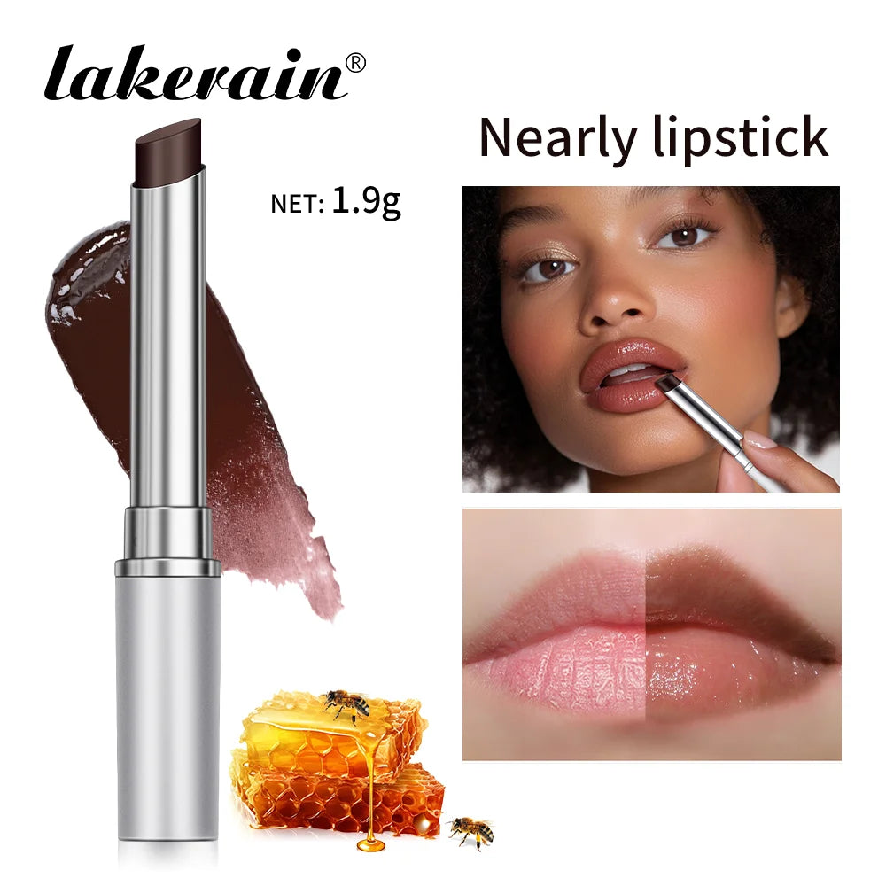 Lakerain Nearly Lipstick Colorless Lip Balm Long Lasting Hygienic Moisturizing Lips Plumper Nourish Makeup Lip Care Cosmetics Peaceful Pleasures Health and Wellness