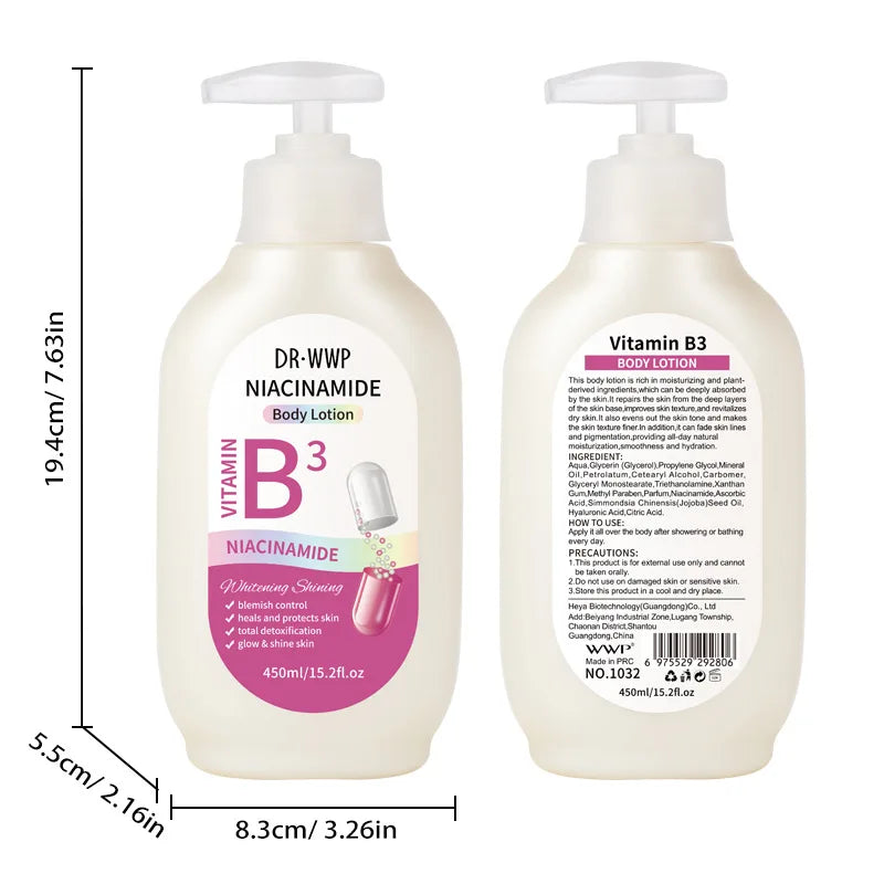 AHA Fruit Acid Body Lotion 450ml – Whitening & Moisturizing