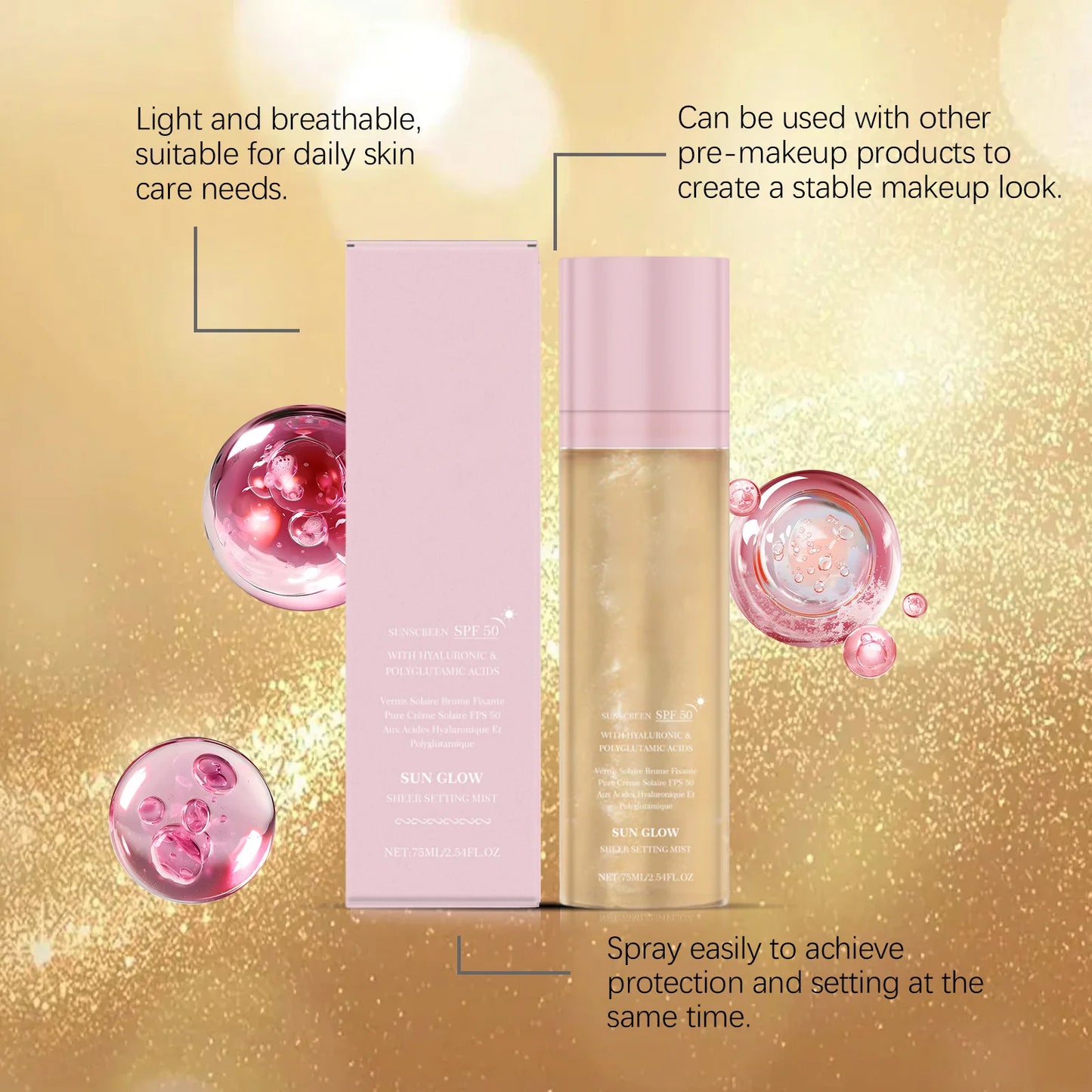 Mattifying Waterproof Setting Spray | Oil Control All Skin 75ml
