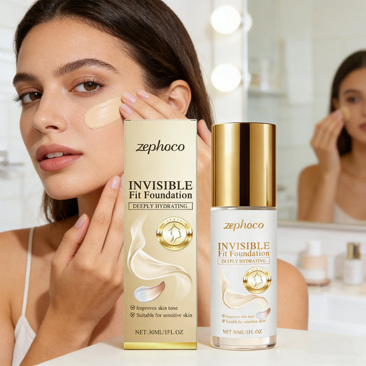 2-In-1 Color-Changing Liquid Foundation | Full Coverage Matte Liquid Foundation Peaceful Pleasures Health and Wellness