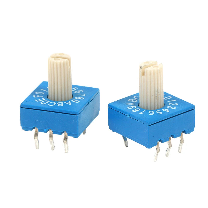16-Bit Rotary Encoder Switch 0-F 8421C BCD Code with Handle