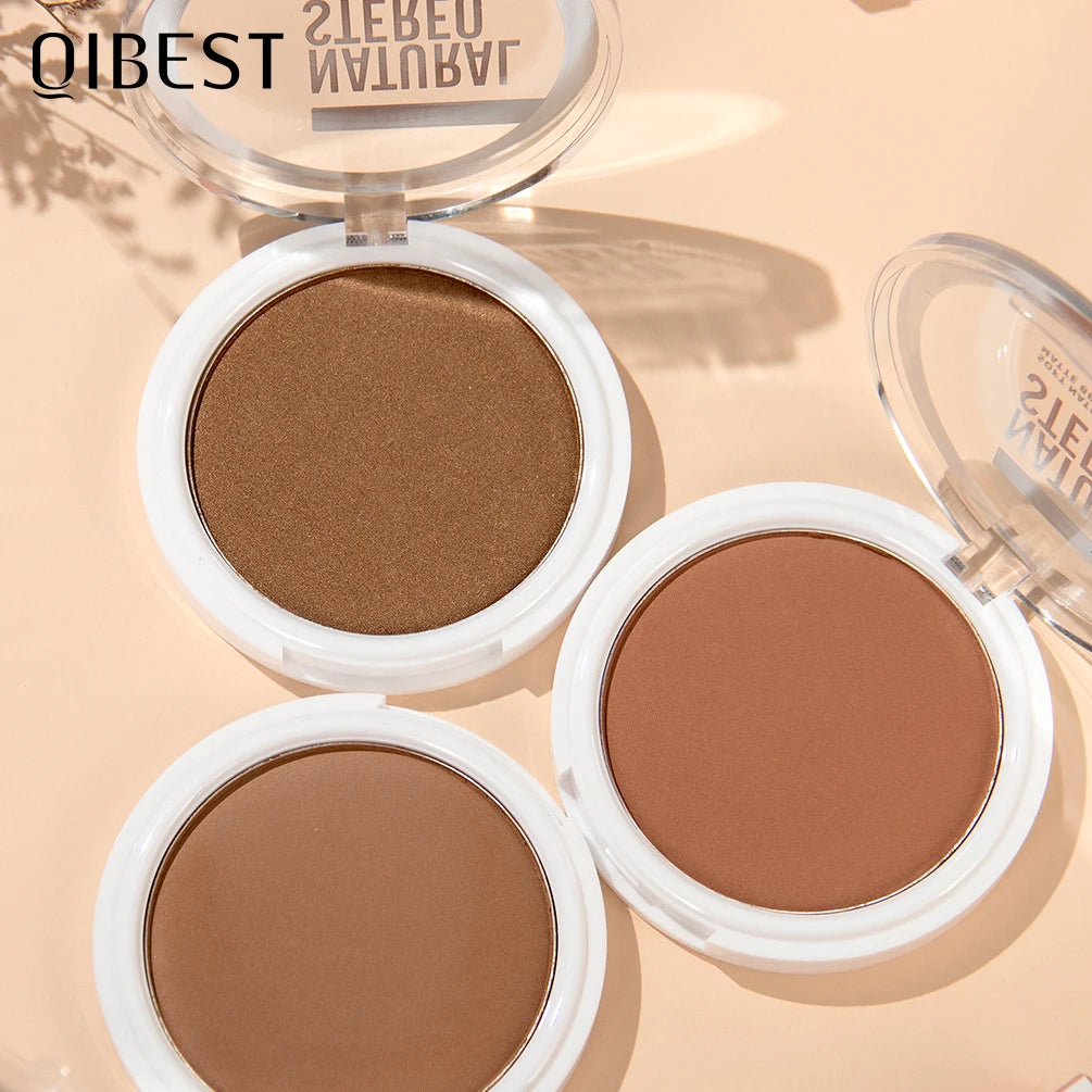 QIBEST Cream Contour Palette Dark Bronzing Powder Charlotte Makeup For Face Highlighter Bronzer Long-Lasting Concealer Cosmetics Peaceful Pleasures Health and Wellness