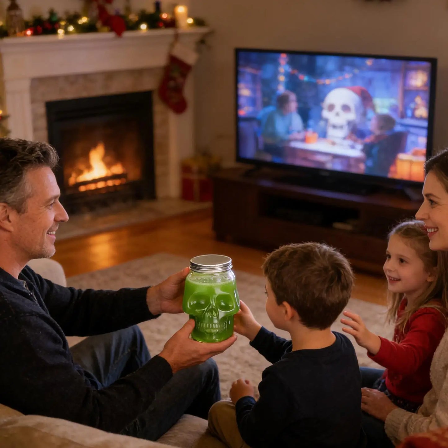 Skull Jars With Lid 500ml & 800ml | Spooky Gothic Storage