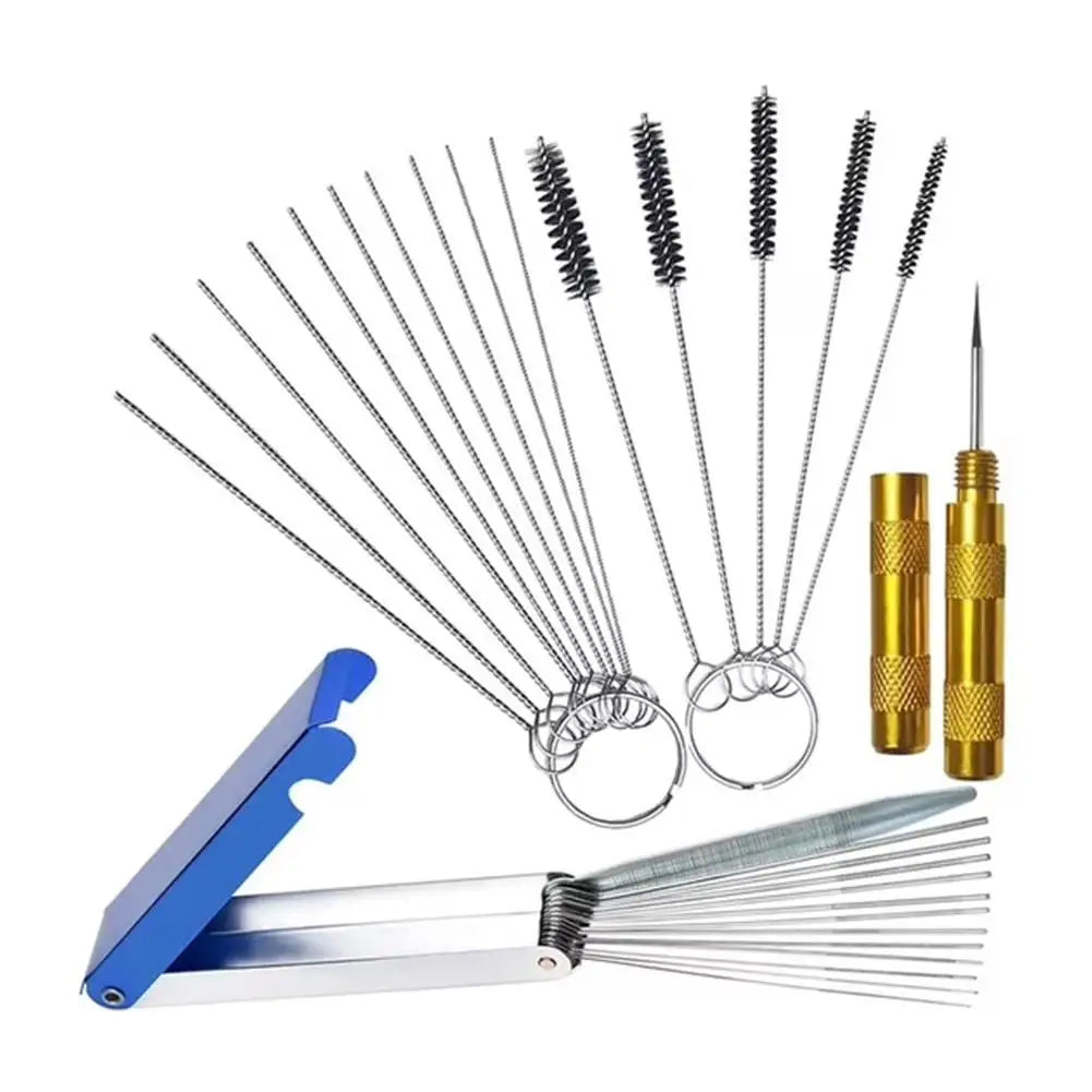 Carburetor Cleaning Tool Kit for Motorcycles and ATVs Peaceful Pleasures Health and Wellness 1set