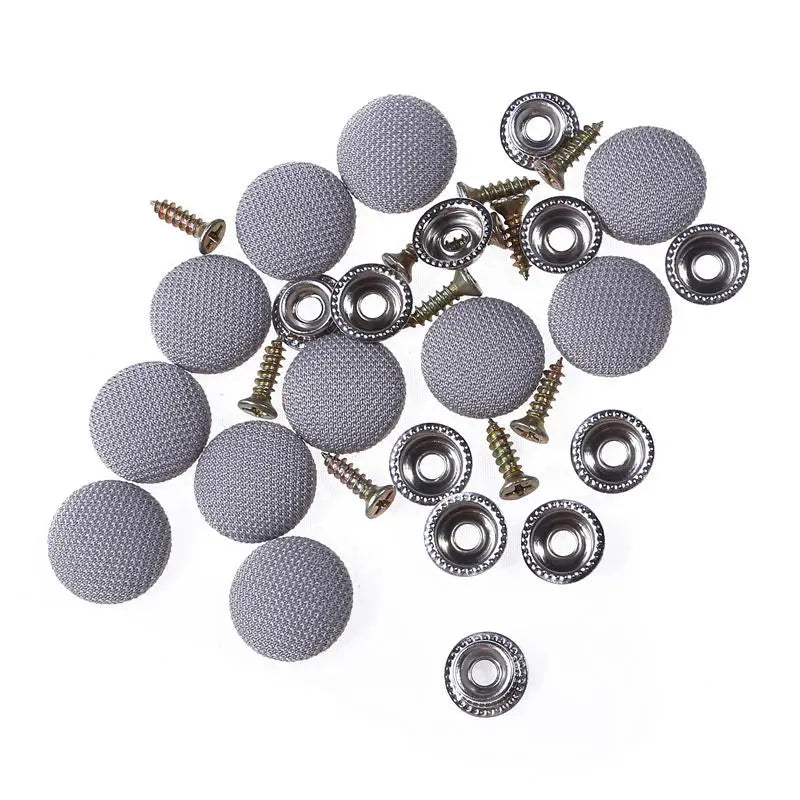 10/30/60pcs Car Roof Buckle Roof Cloth Detachment Repair Special Fixing Buckle Interior Roof Fabric Sagging Fixing Buckle Kit Peaceful Pleasures Health and Wellness 10pcs grey