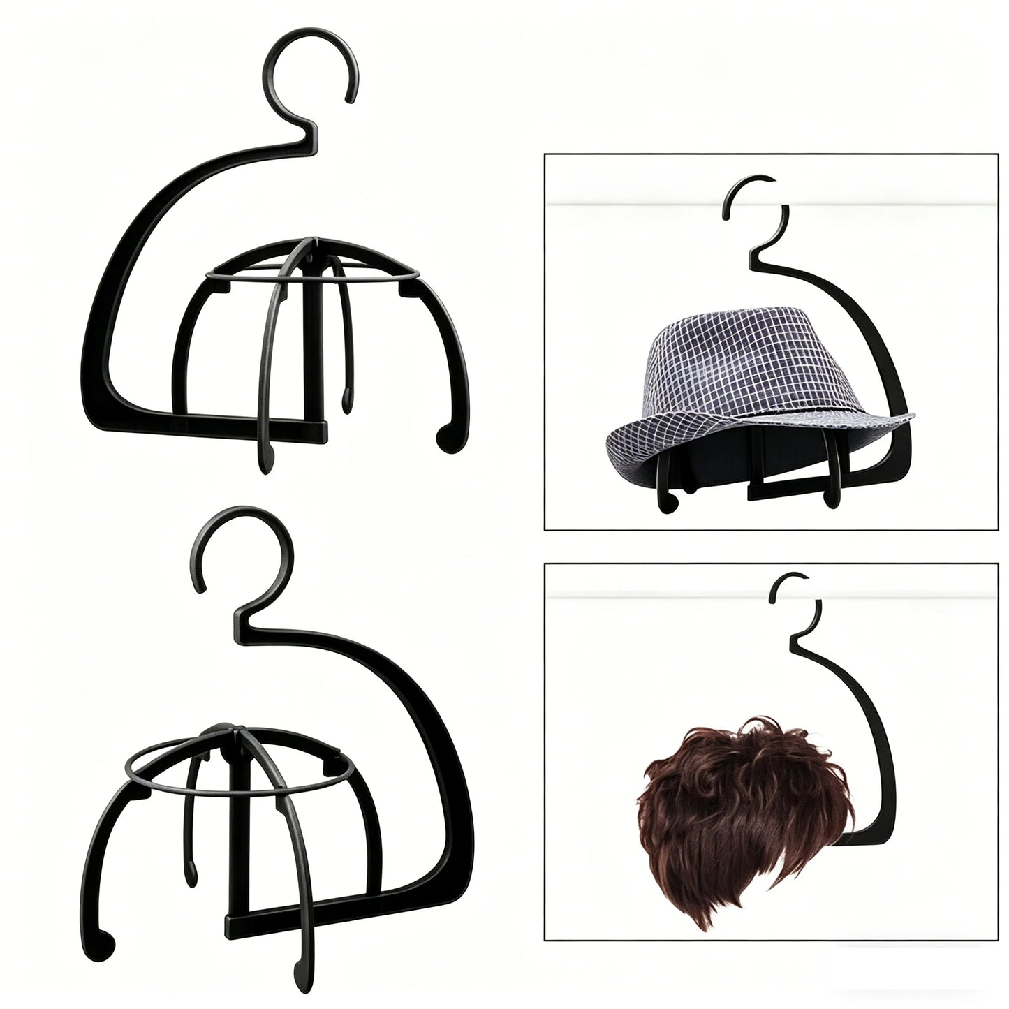 Hanging Wig Stand Holder for Lace Wigs & Hair Extensions