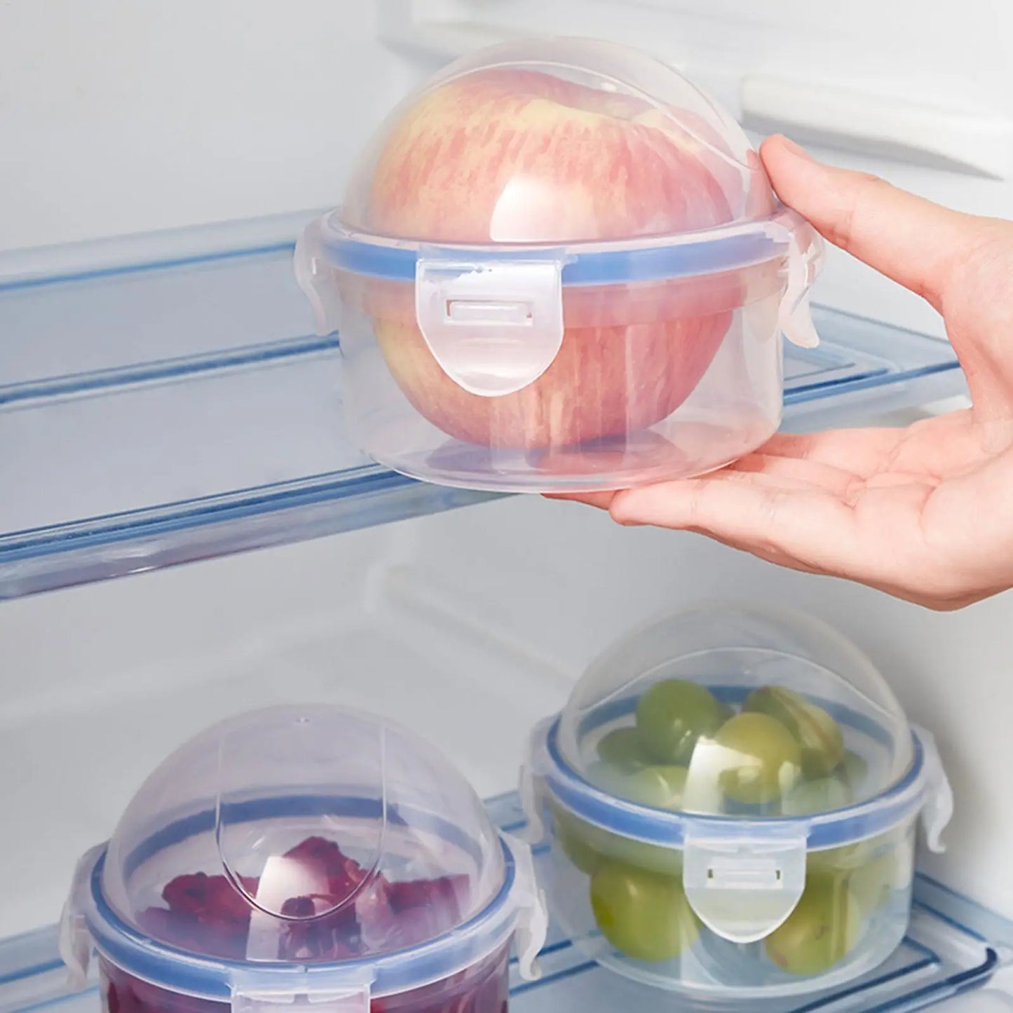 Reusable Fruit & Veggie Fresh-Keep Storage Container with Lid