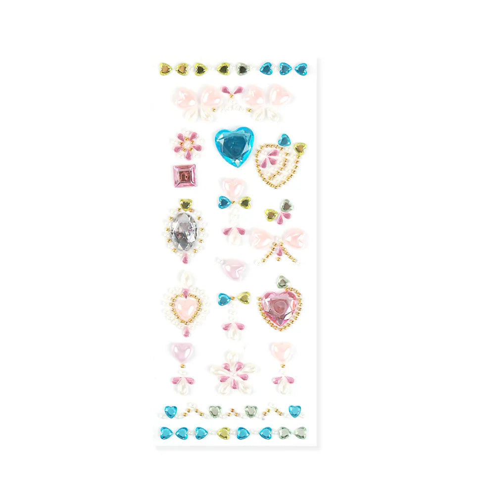 Acrylic Crystal Gem Face Stickers – DIY Makeup & Performance