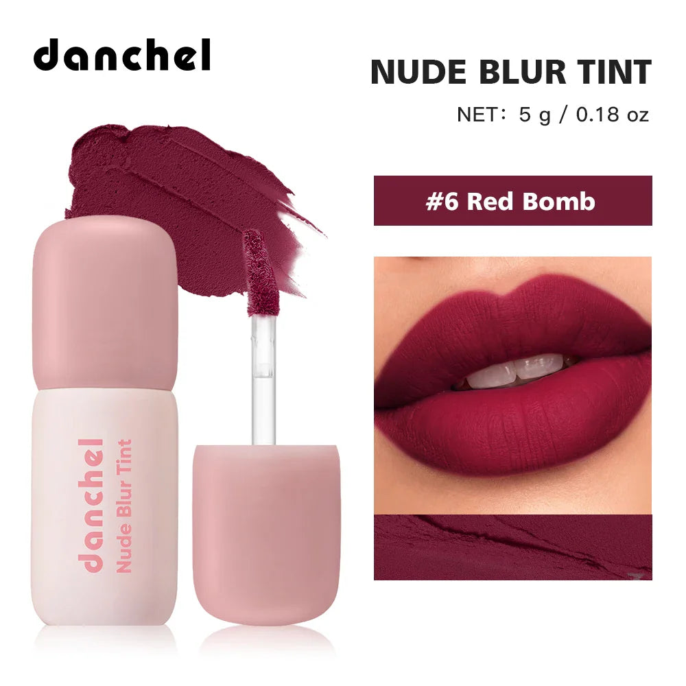 Danchel Nude Blur Tint – 2-in-1 Matte Lip & Cheek Blush
