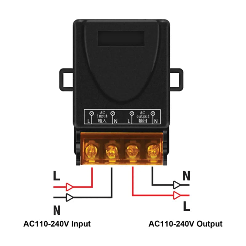 220V Electrical Appliance High-power Controller 433MHz Wireless Remote Control Garage Rolling Shutter Door Peaceful Pleasures Health and Wellness