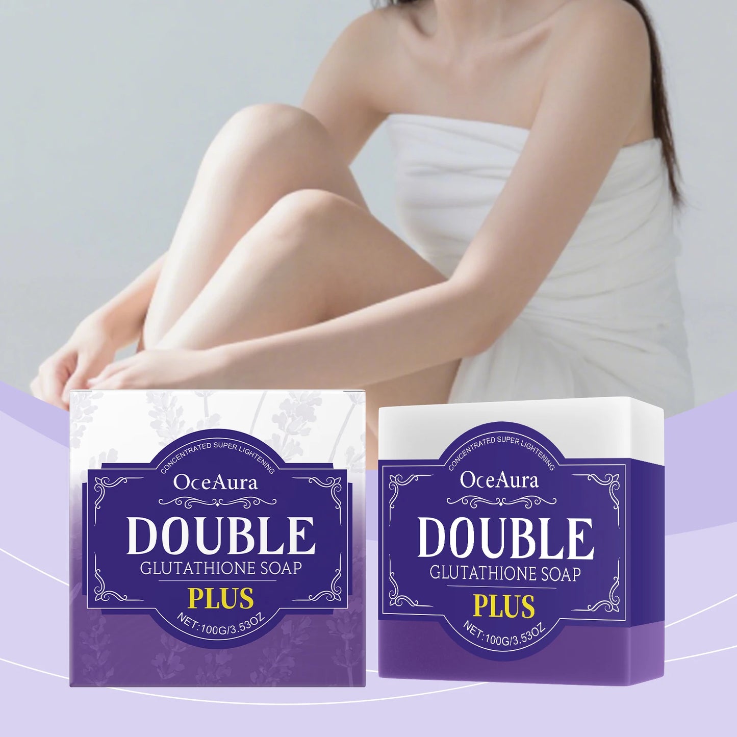OceAura Exfoliating Lavender Bath Soap – Soften & Moisturize Exfoliating Bar Soap Peaceful Pleasures Health and Wellness