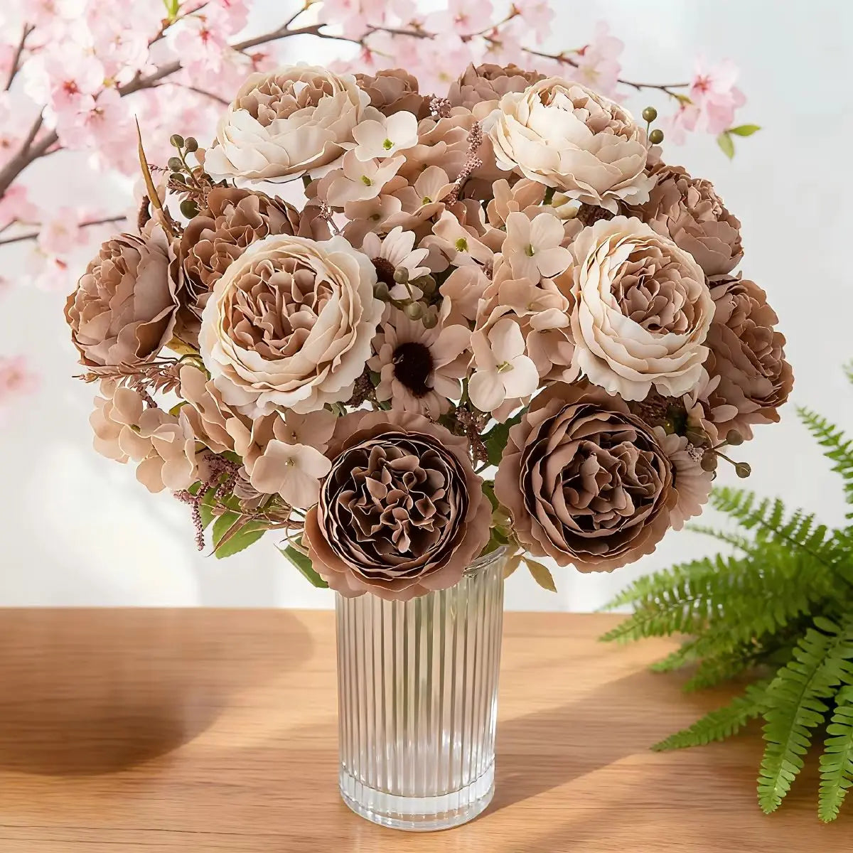 Silk Persian Peony Artificial Flowers – Wedding & Home Décor